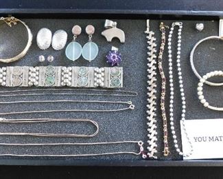 Case of Sterling silver