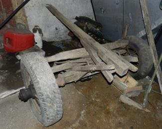 OLD WAGON AXLE