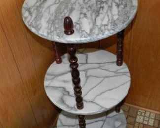 MARBLE PLANT STAND