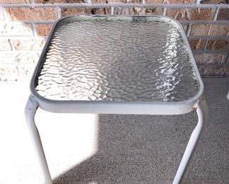 Table ~ 16.5" H x 16" W x 16" D