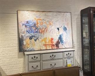 Abstract- Oil painting-