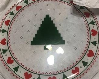 large Christmas platter