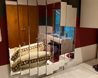 80's Mirrored Wall Decoration