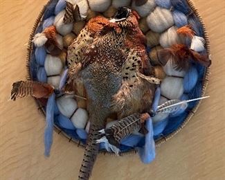 Yarn Art with Pheasand