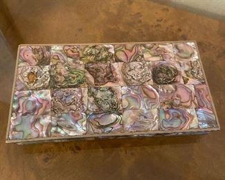 Mother of Pearl Trinket Box