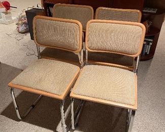 Set of 6 Cantelever Chairs