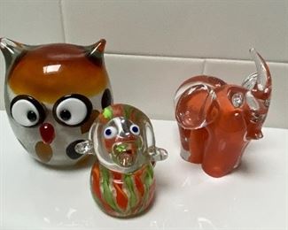 Venitian Glass Figurines