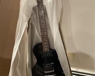 Signed Epiphone Electric Guitar. Who signed this? Come and find out!