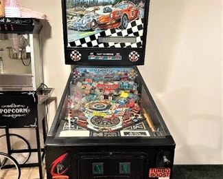 1991 Data East Porsche-Themed "Checkpoint Redline" Pinball Machine. Excellent working condition!