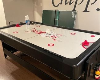 Fat Cat 3 in 1 7 Foot Pockey Multi Game Table.  Ping Pong, Pool and Air Hockey.  By GLD