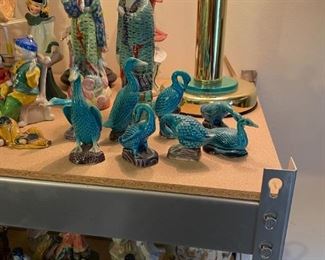Chinese turquoise geese