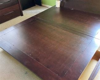 West Elm Style Bed Frame with drawers underneath
