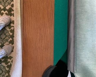 Felt Pool Table Top and Mother of Pearl Diamond Design