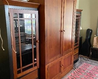 Pottery barn entertainment center