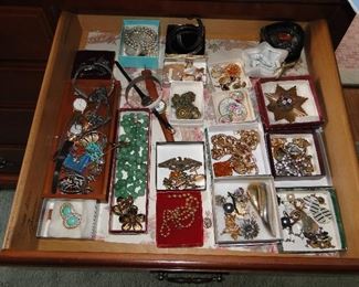 Lots of vintage Costume Jewelry