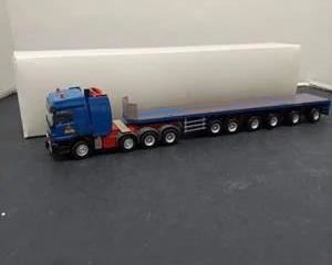 Conrad 40155/0 DL6 Mercedes Titan Tractor with 3 Axle Trailer Schmidbauer KG