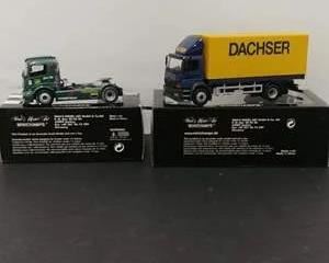 Minichamps Mercedes Race Truck and Mercedes Atego 1:43