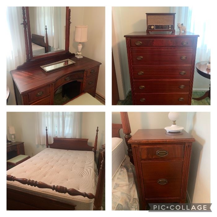 Antique Full size bedroom set. 