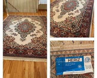 Two 8x11.8 area rugs