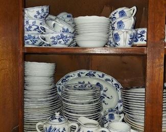 Over 200 pieces of Blue Danube