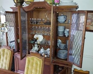 Mid century china hutch