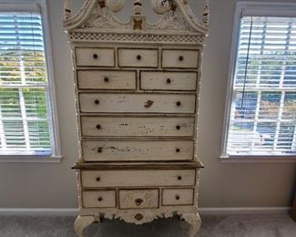 Hand Painted Highboy