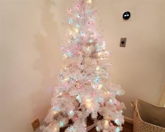White Christmas Tree