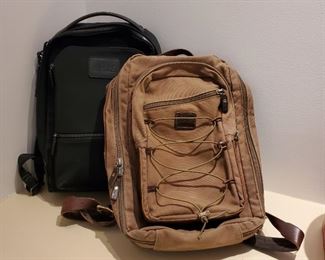 White Wing Waxed Canvas bookbag