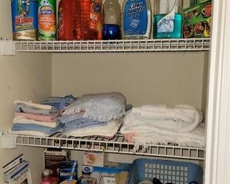 Towels, Cleaning Supplies, Misc
