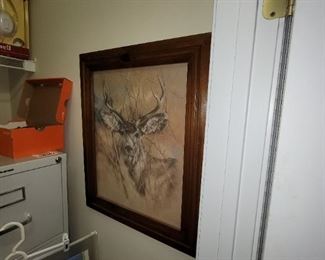 Deer Framed Art