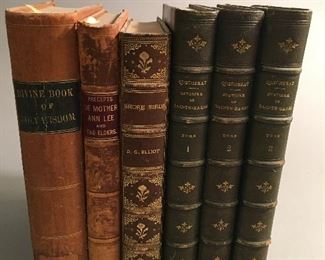 Divine Book of Holy Wisdom, Precepts of Mother Ann Lee and The Elders, Shore Birds, Quicherat Histoire de Sainte Barbe