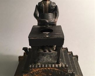 Antique Cast Iron “Magician Bank”