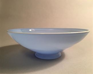 Signed and Dated Art Glass Bowl