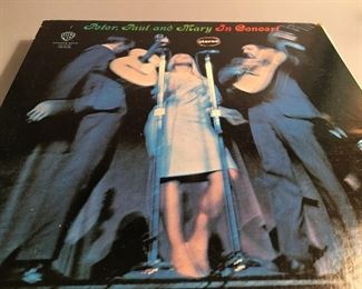 Peter Paul and Mary “In Concert” Vinyl LP 