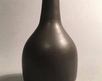 Signed Pottery Bud Vase