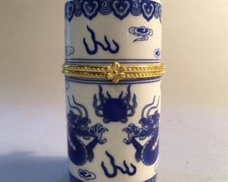 Limoges Style Trinket/Pill Box