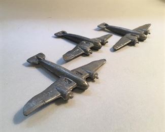 WWII Lead Toy Airplanes 