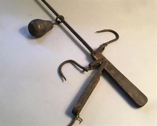 Antique Iron Balance Hanging Scale