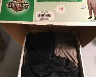White River Fly Shop Classic Stocking Foot Breathable Waders - Size M, New in Box 