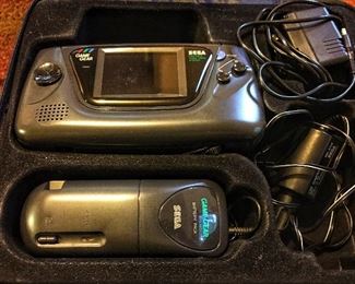 Vintage Sega Game Gear in Carrying Case