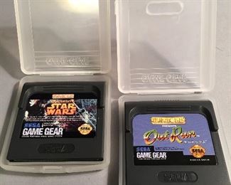 Sega Game Gear “Star Wars” and “Out Run”