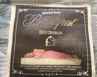 Beautyrest “Bordeaux” Twin Mattress and Boxspring 