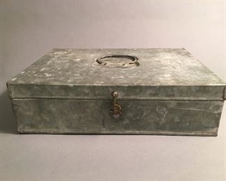 Vintage Galvanized Metal Box (several available)