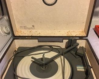 Vintage Portable Record Player 