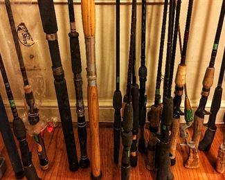 Collection of Fishing Rods (sold individually)