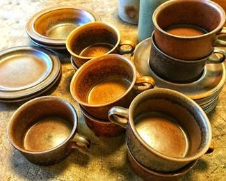 Mid Century Modern Arabia Finland “Ruska” Assorted Pieces (sold as a lot)