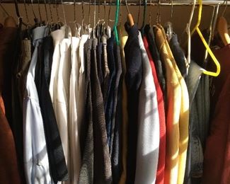 Men’s Clothing (many with new tags still on)