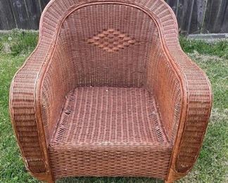 Wicker chair $200
