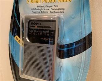 Sony AM/FM portable radio