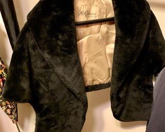 Black Caplet needed to go with your LBD?  It’s furry and lovely.